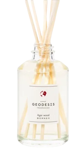 GEODESIS Agar Wood (Oud), Borneo, Reed Diffuser by Geodesis French Soaps UK
