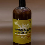TADÉ PAYS DU LEVANT Aleppo Liquid Soap with 12% Laurel Oil , for Dry and Intolerant Skin | 1ltr French Soaps UK