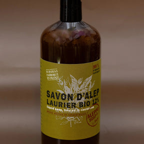 TADÉ PAYS DU LEVANT Aleppo Liquid Soap with 12% Laurel Oil , for Dry and Intolerant Skin | 1ltr French Soaps UK