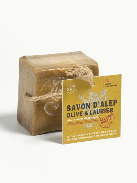 TADÉ PAYS DU LEVANT Aleppo Soap Cube | for all skin types | 100g French Soaps UK