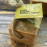 TADÉ PAYS DU LEVANT Aleppo Soap Cube | for all skin types | 100g French Soaps UK