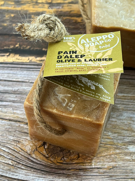 TADÉ PAYS DU LEVANT Aleppo Soap Cube | for all skin types | 100g French Soaps UK