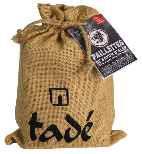 TADÉ PAYS DU LEVANT Aleppo Soap Flakes for Laundry | Laurel Oil | 750g French Soaps UK