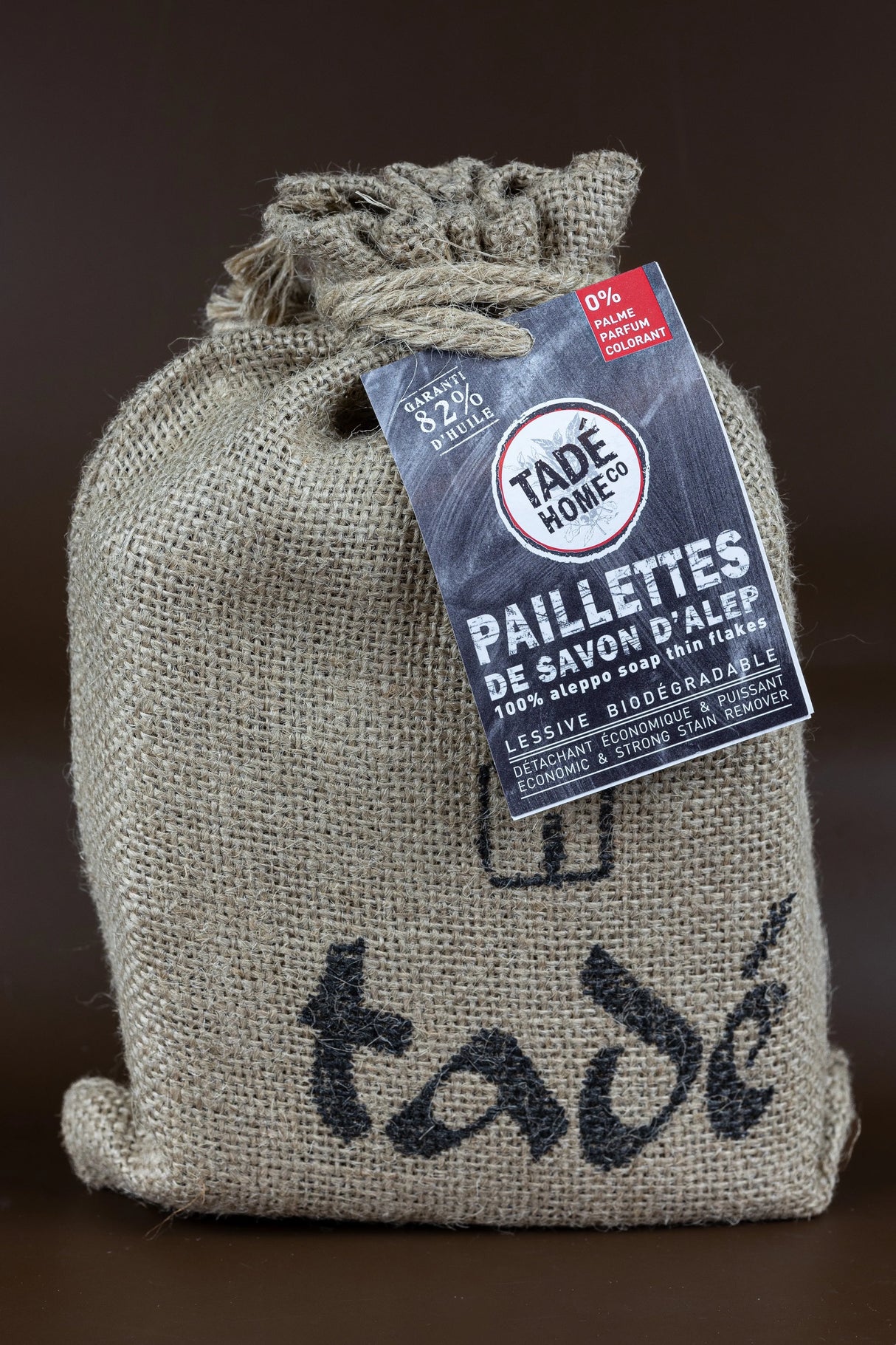 TADÉ PAYS DU LEVANT Aleppo Soap Flakes for Laundry | Laurel Oil | 750g French Soaps UK