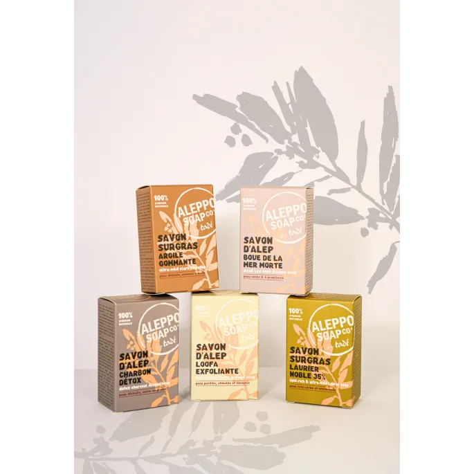 TADÉ PAYS DU LEVANT Aleppo Soap with 35% Laurel Oil, for Very Dry and Intolerant Skin | 150g French Soaps UK