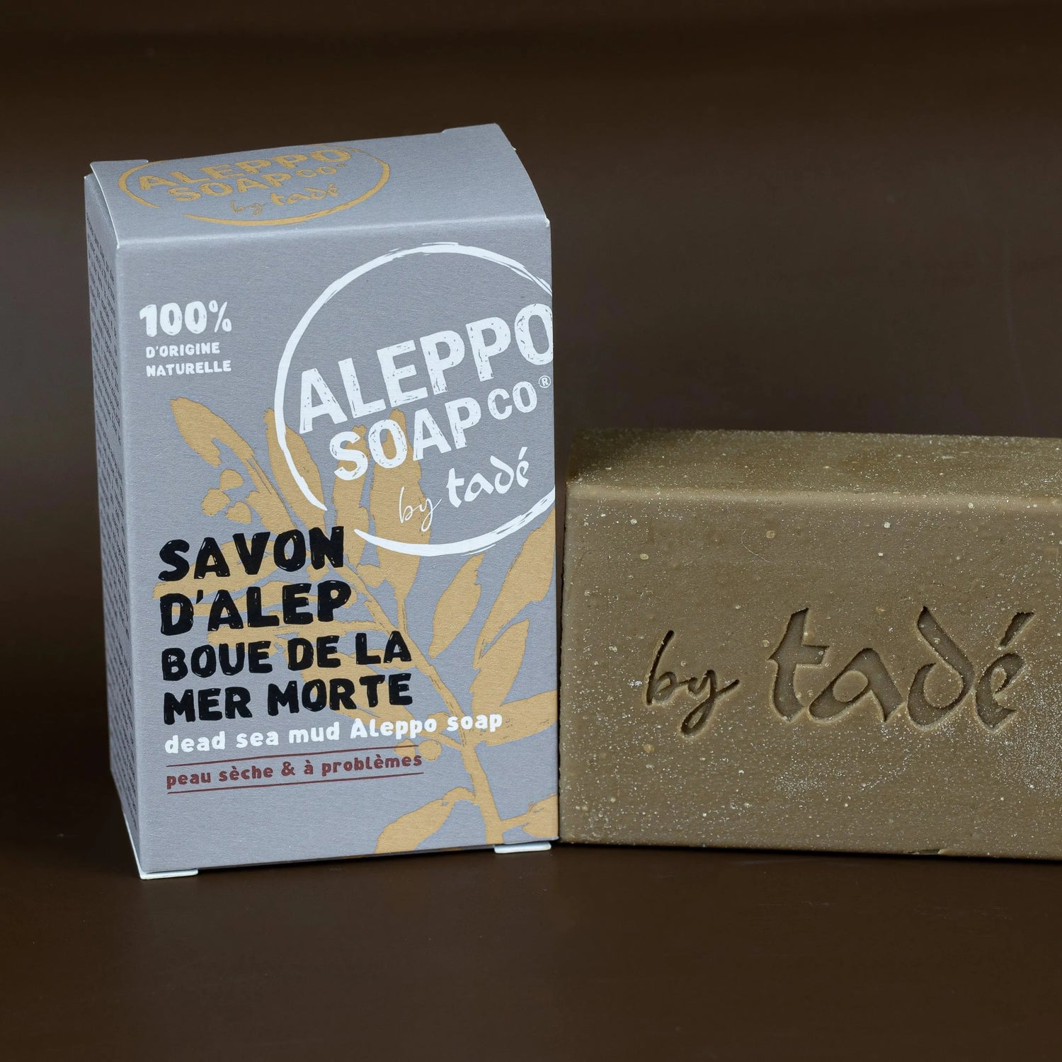 TADÉ PAYS DU LEVANT Aleppo Soap with Dead Sea Mud, for all skin types  | 150g French Soaps UK