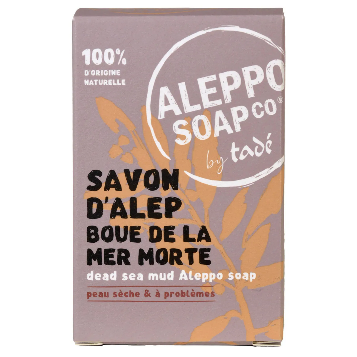 TADÉ PAYS DU LEVANT Aleppo Soap with Dead Sea Mud, for all skin types  | 150g French Soaps UK