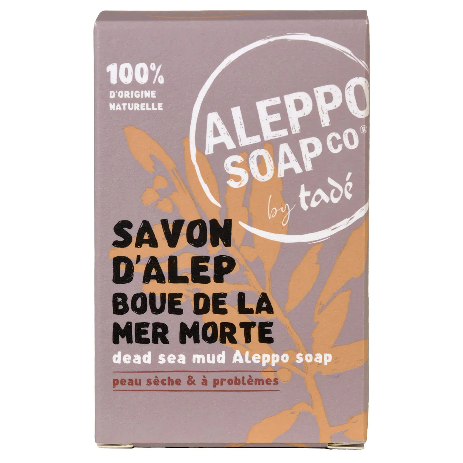 TADÉ PAYS DU LEVANT Aleppo Soap with Dead Sea Mud, for all skin types  | 150g French Soaps UK