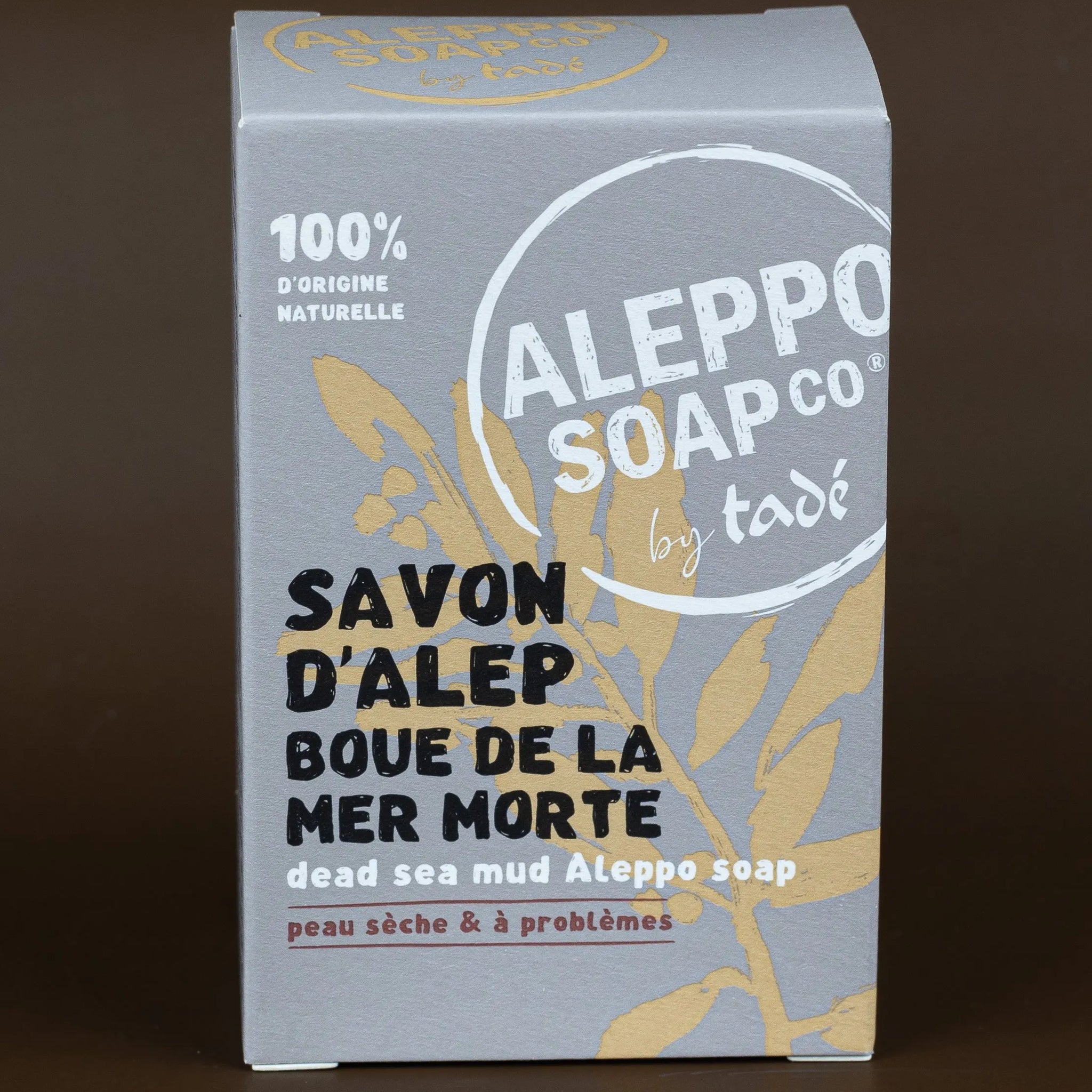 TADÉ PAYS DU LEVANT Aleppo Soap with Dead Sea Mud, for all skin types  | 150g French Soaps UK