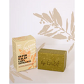 TADÉ PAYS DU LEVANT Aleppo Soap with Natural Loofah Fibres – Exfoliating Olive & Bay Oil Bar |100 g French Soaps UK