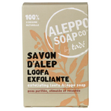 TADÉ PAYS DU LEVANT Aleppo Soap with Natural Loofah Fibres – Exfoliating Olive & Bay Oil Bar |100 g French Soaps UK