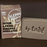 TADÉ PAYS DU LEVANT Aleppo Soap with Red Clay, for Fragile, Normal and Combination Skin | 150g French Soaps UK