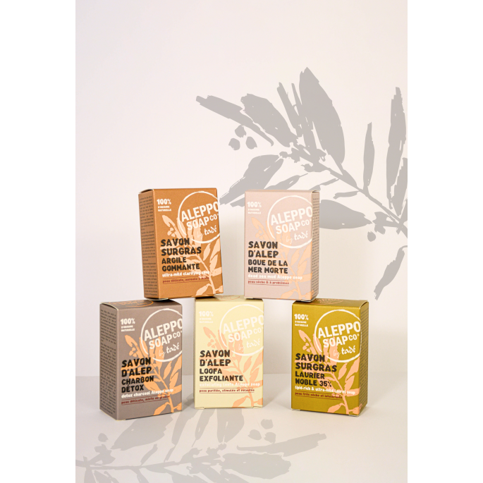 TADÉ PAYS DU LEVANT Aleppo Soap with 35% Laurel Oil, for Very Dry and Intolerant Skin | 150g French Soaps UK