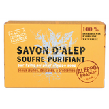 TADÉ PAYS DU LEVANT Aleppo Soap with Sulphur, for young, sensitive & problem Skin | 150g French Soaps UK