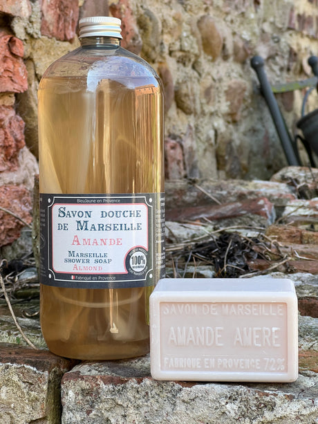 BLEU JAUNE Almond, Marseille Liquid Soap | 1L French Soaps UK