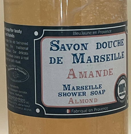 BLEU JAUNE Almond, Marseille Liquid Soap | 1L French Soaps UK