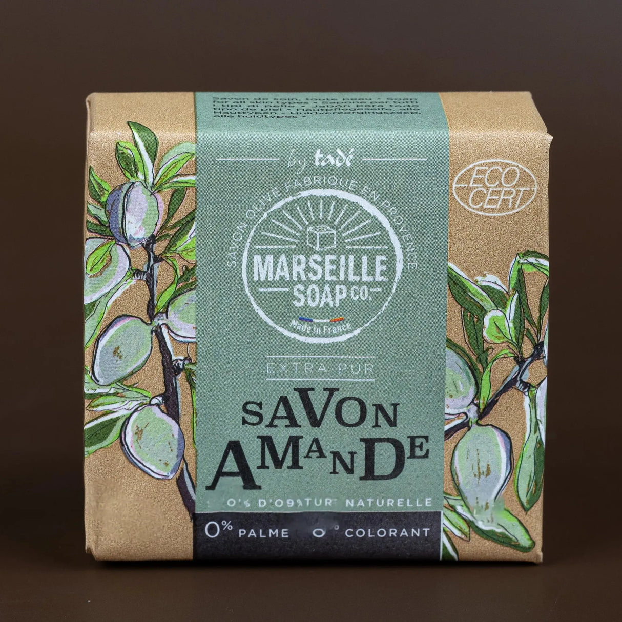 TADÉ PAYS DU LEVANT Almond Marseille Soap with Olive Oil | 100g French Soaps UK
