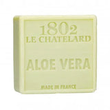 LE CHATELARD 1802 Aloe Vera Marseille Soap, 72% Coconut, Olive and Almond Oil, 100g |  PALM FREE French Soaps UK