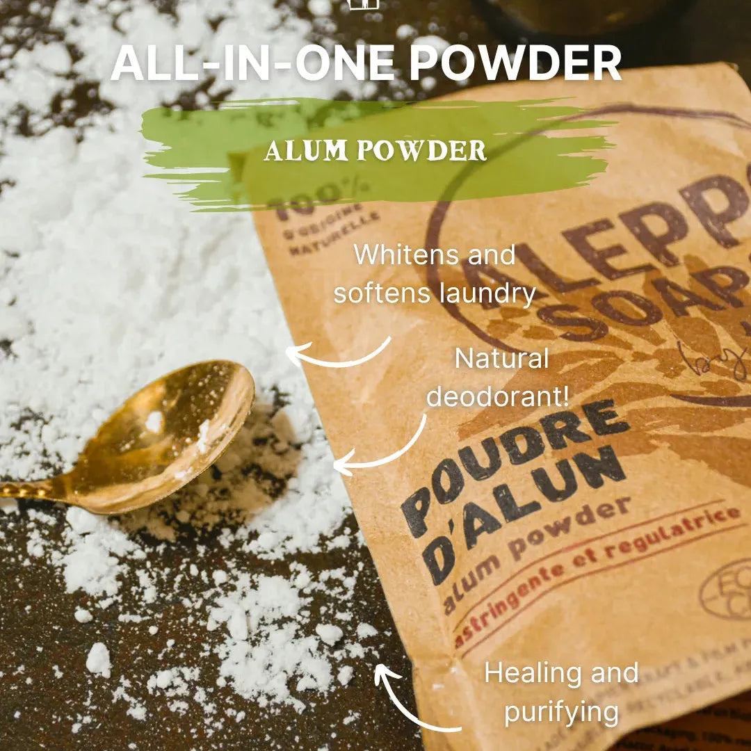TADÉ PAYS DU LEVANT Alum Powder, for Body & Home | 150g French Soaps UK