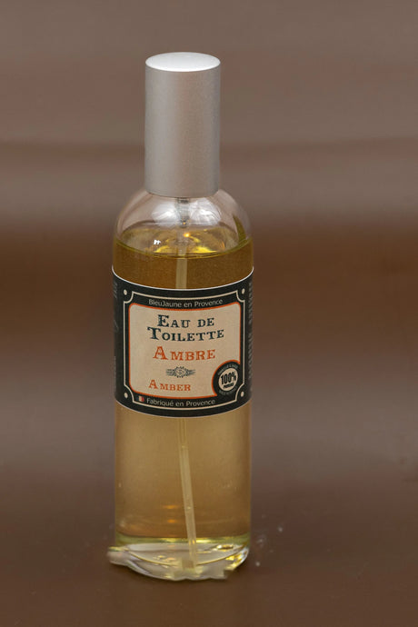 BLEU JAUNE Amber, Eau de Toilette from Grasse | 100ml French Soaps UK