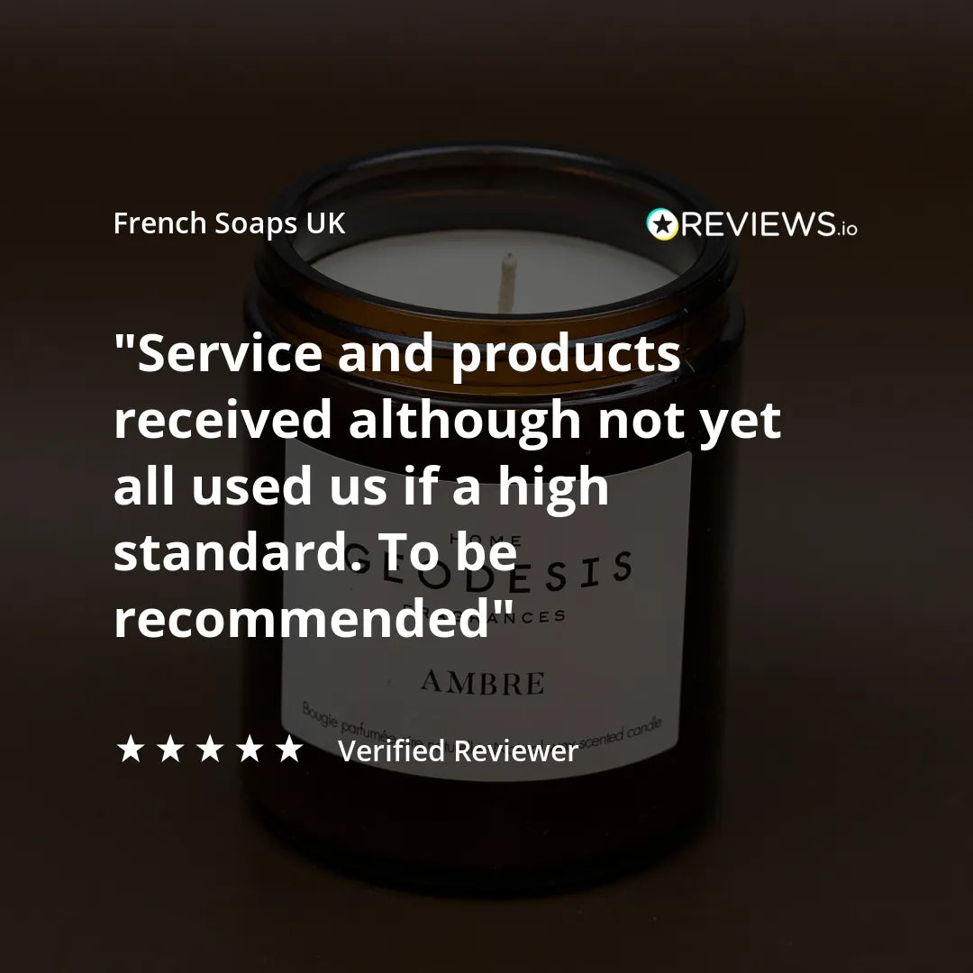 GEODESIS Amber, Southern Oceans, Candle by Geodesis French Soaps UK