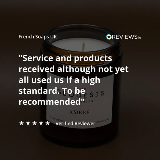 GEODESIS Amber, Southern Oceans, Candle by Geodesis French Soaps UK