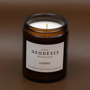 GEODESIS Amber, Southern Oceans, Candle by Geodesis French Soaps UK