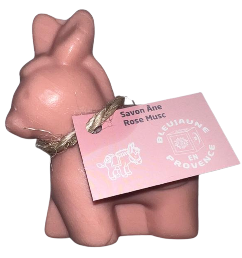 Donkey Shaped Soap, Rose Fragrance, enriched Organic Shea Butter | 150g