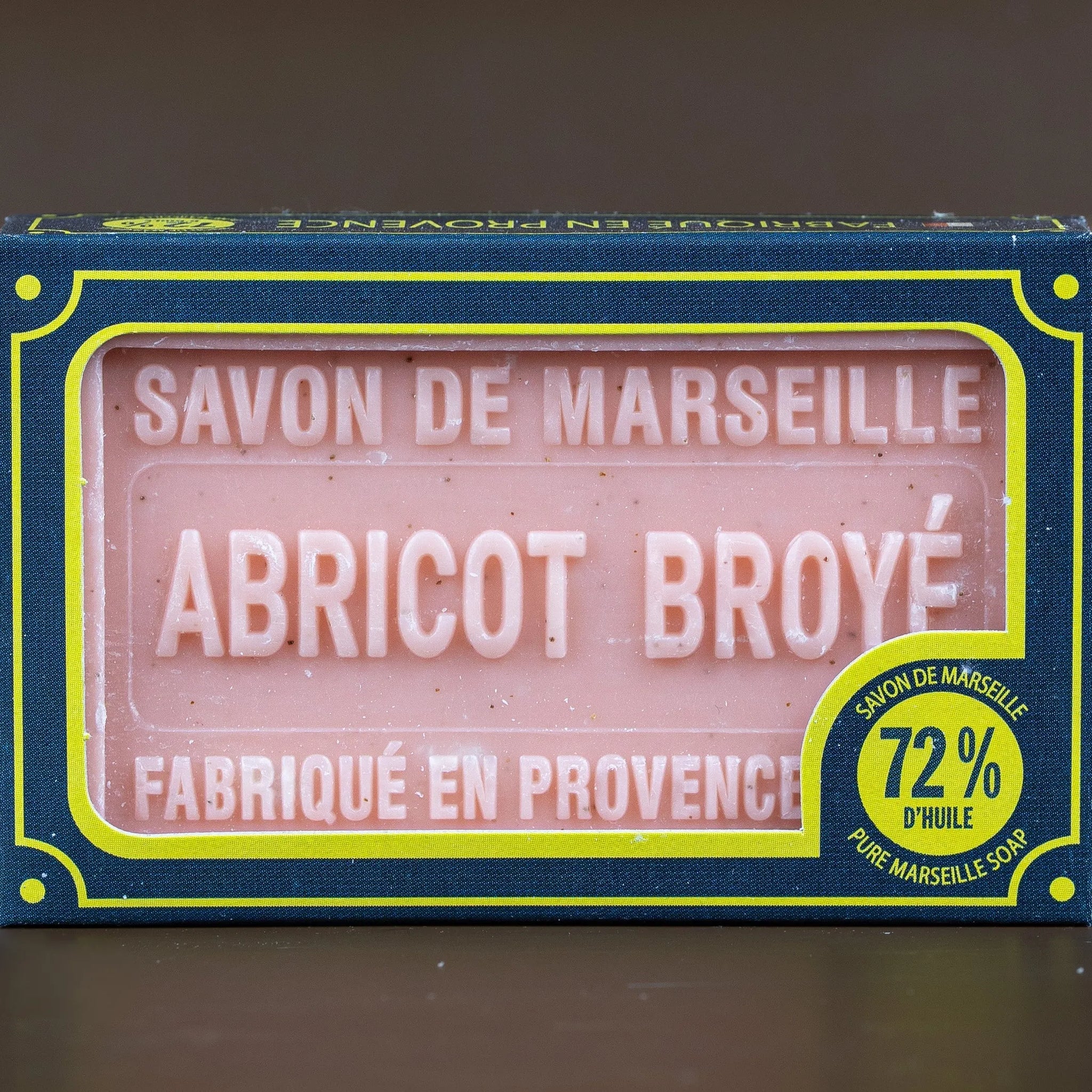 BLEU JAUNE Apricot Broye, Marseille Soap with Shea Butter | 100g French Soaps UK