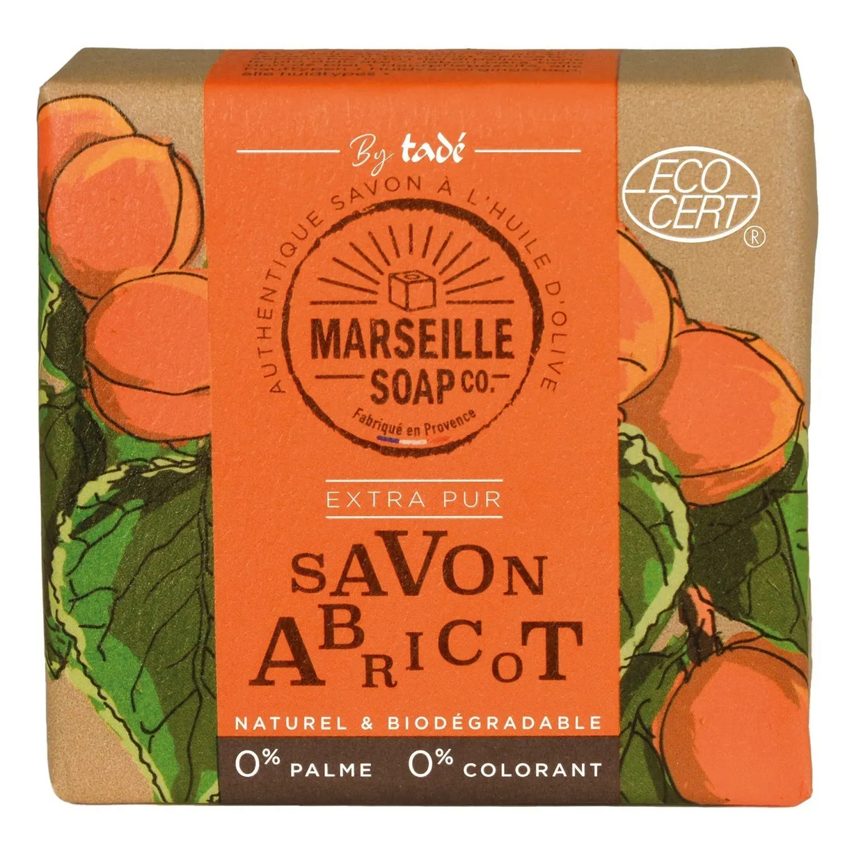 TADÉ PAYS DU LEVANT Apricot, Marseille Soap with Olive Oil | 100g French Soaps UK