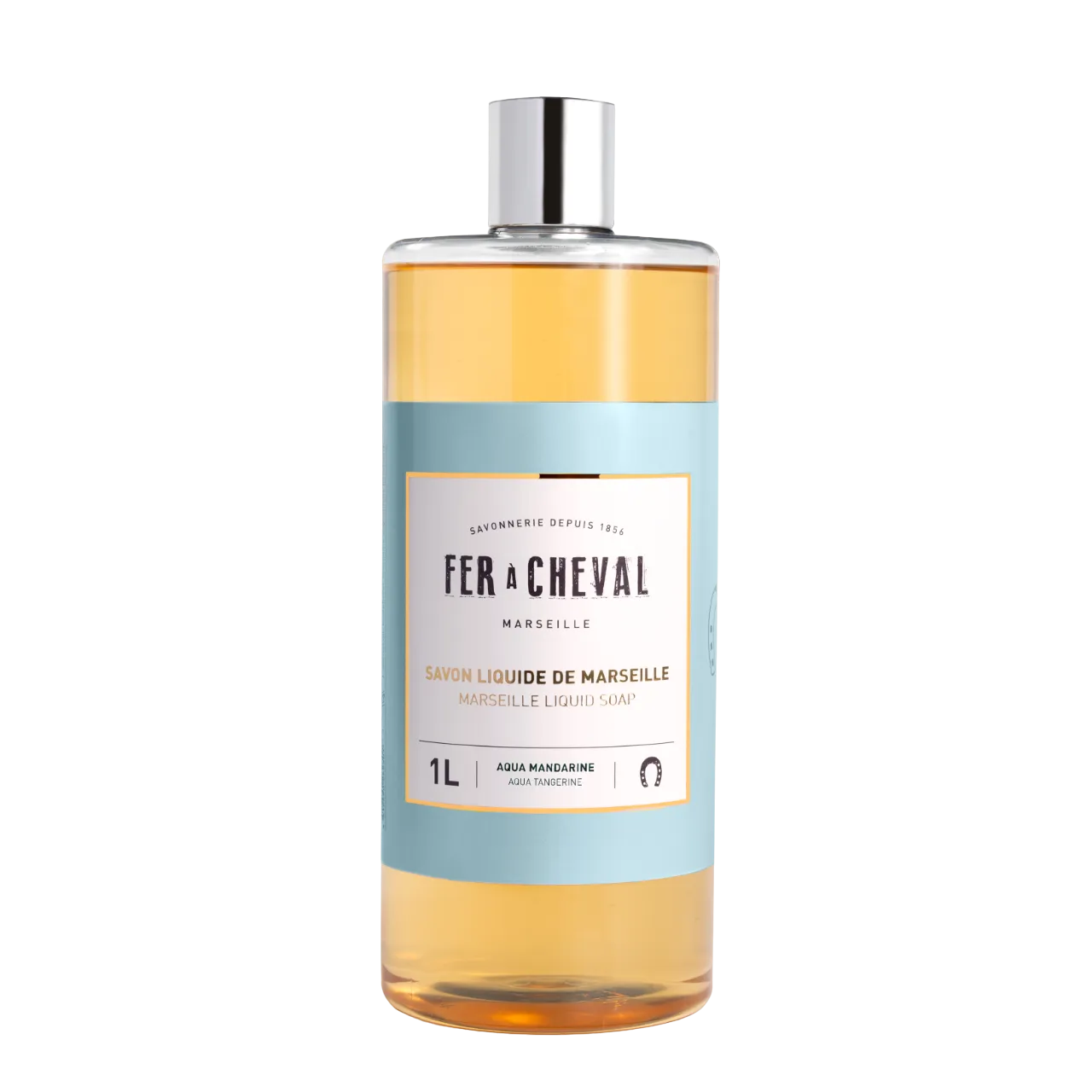 FER A CHEVAL Aqua Mandarine, Marseille Liquid Soap | 1L French Soaps UK