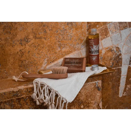 TADÉ PAYS DU LEVANT Argan Flower Aleppo Liquid Soap, 12% Laurel Oil enriched with Argan Oil, for Normal, Delicate or Fragile Skin | 500ml French Soaps UK