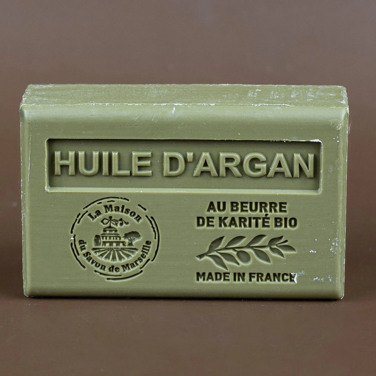 LA MAISON DU SAVON DE MARSEILLE Argan Oil French Soap with Organic Shea Butter, 125g French Soaps UK