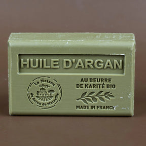 LA MAISON DU SAVON DE MARSEILLE Argan Oil French Soap with Organic Shea Butter, 125g French Soaps UK