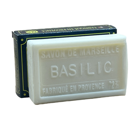 BLEU JAUNE Basil, Marseille Soap with Shea Butter | 100g French Soaps UK