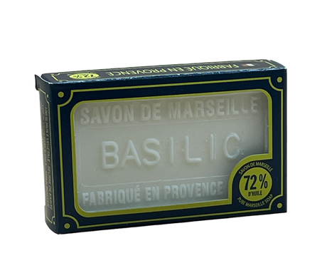 BLEU JAUNE Basil, Marseille Soap with Shea Butter | 100g French Soaps UK