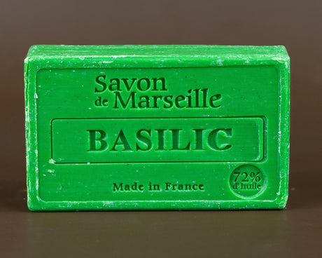 LE CHATELARD 1802 Basil Soap Savon de Provence, enriched with Sweet Almond Oil | 100g French Soaps UK