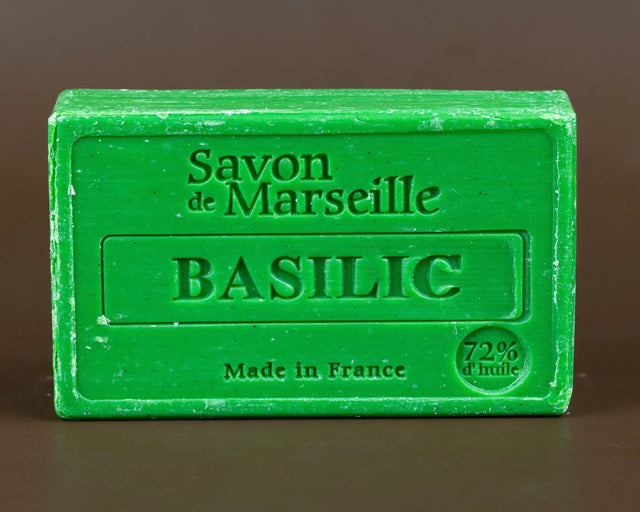 LE CHATELARD 1802 Basil Soap Savon de Provence, enriched with Sweet Almond Oil | 100g French Soaps UK