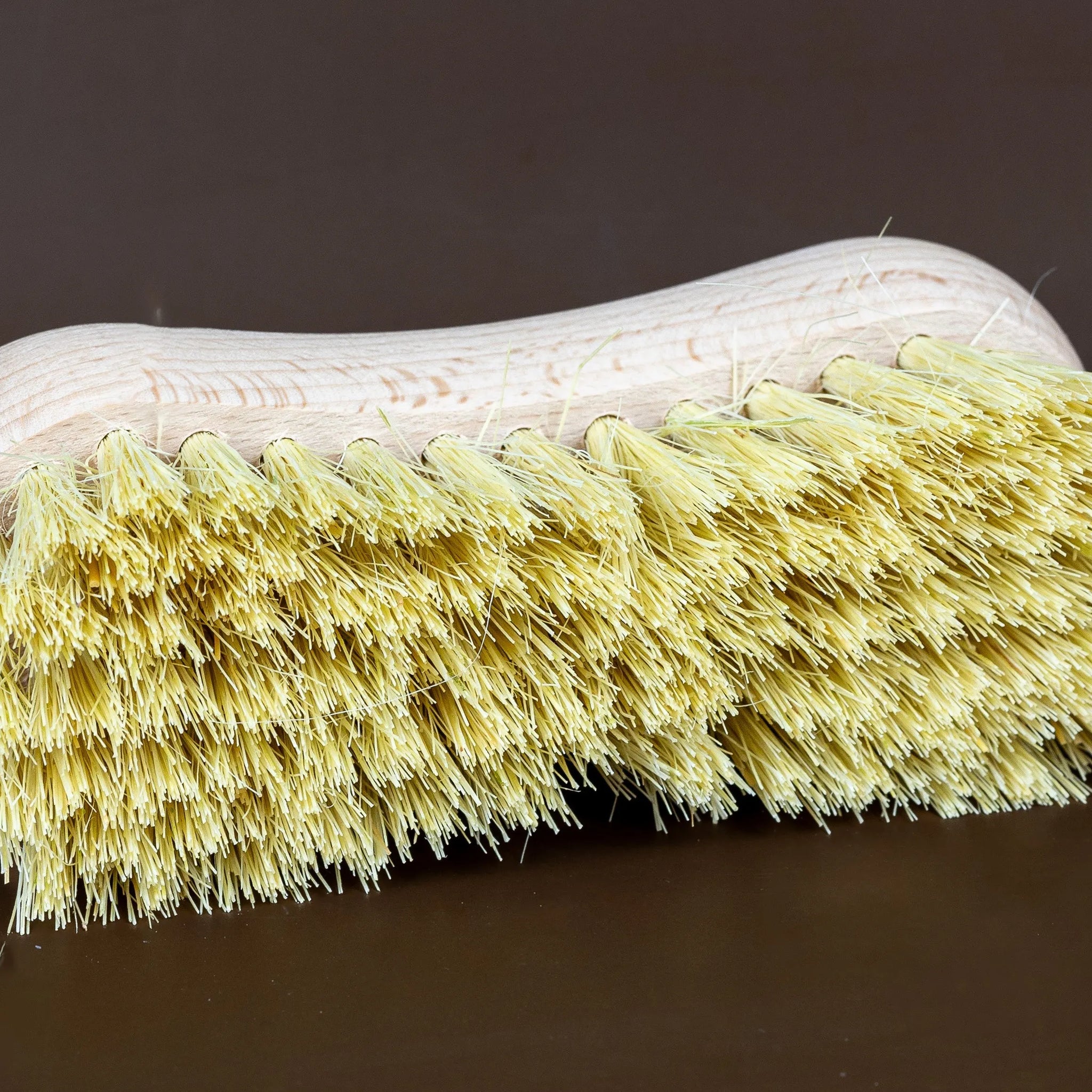 EDDINGTONS Beechwood Scrubbing Brush with Soft Plant Fibre Bristles French Soaps UK
