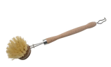 EDDINGTONS Beechwood Traditional Dish Brush with Plant Fibre Bristles French Soaps UK