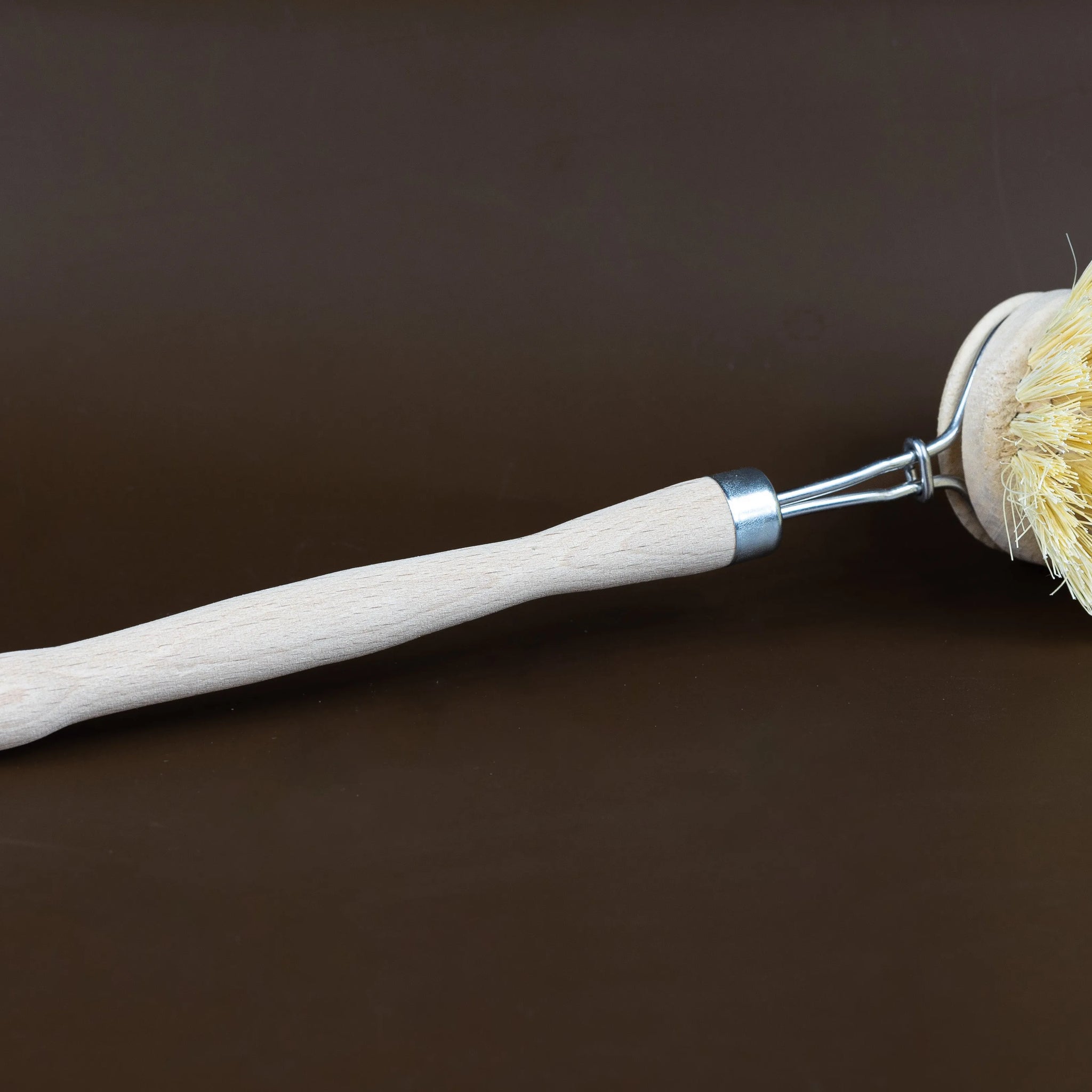 EDDINGTONS Beechwood Traditional Dish Brush with Plant Fibre Bristles French Soaps UK