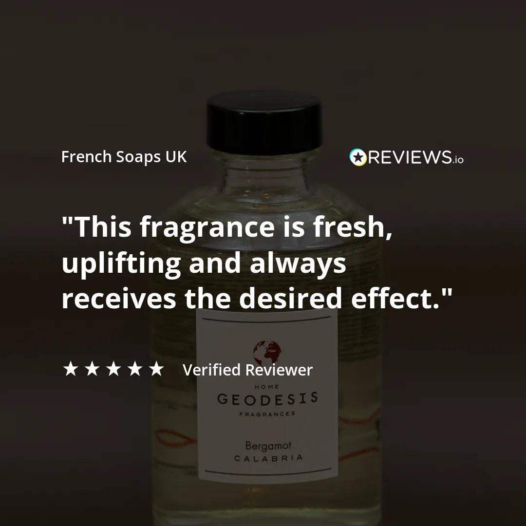 GEODESIS Bergamot, Calabria, Reed Diffuser by Geodesis French Soaps UK