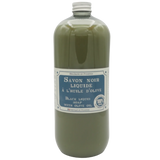 BLEU JAUNE Black Liquid Soap with Olive Oil | 1L French Soaps UK