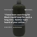 BLEU JAUNE Black Liquid Soap with Olive Oil | 1L French Soaps UK