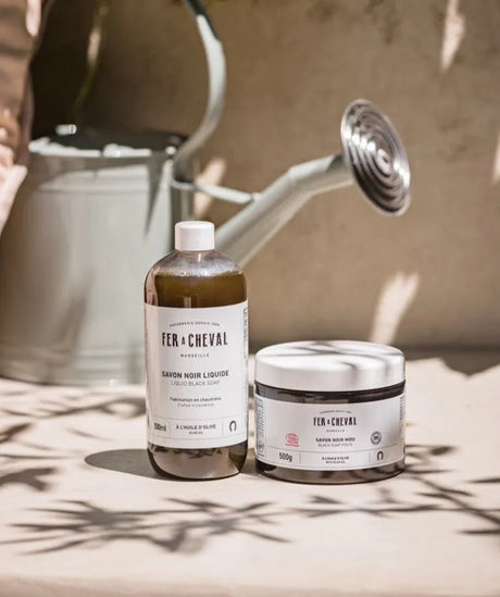 FER A CHEVAL Black Soap Paste with Olive Oil | 500g French Soaps UK