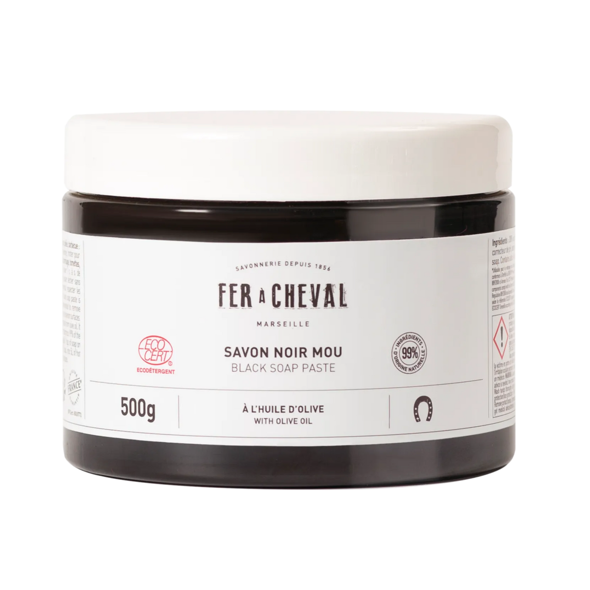 FER A CHEVAL Black Soap Paste with Olive Oil | 500g French Soaps UK