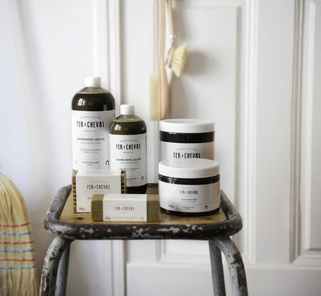 FER A CHEVAL Black Soap Paste with Olive Oil | 500g French Soaps UK