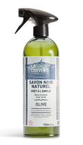 LA CORVETTE Black Soap Spray, Olive Oil |  750ml French Soaps UK