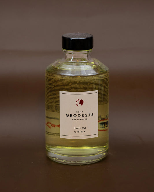 GEODESIS Black Tea, China, Reed Diffuser by Geodesis French Soaps UK