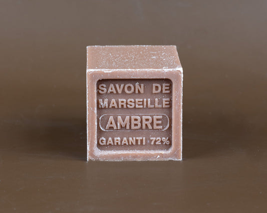 BLEU JAUNE Amber, Shea Butter Marseille Cube | 100g French Soaps UK